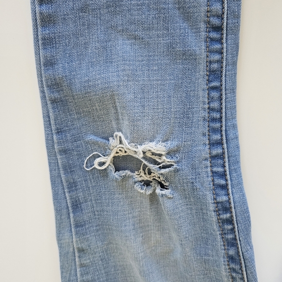 Womens Seven7 size 4 Tummyless Ripped Skinny Jeans - Picture 13 of 14